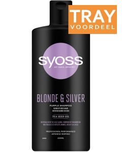 SYOSS BLONDE & SILVER SHAMPOO TRAY 6 X 440 ML