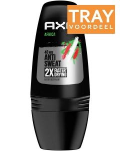 AXE AFRICA DRY DEO ROLLER TRAY 6 X 50 ML