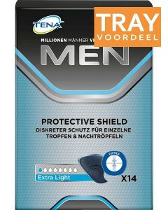TENA MEN PROTECTIVE SHIELD EXTRA LIGHT TRAY 8 X 14 STUKS