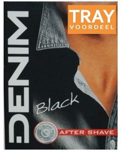 DENIM BLACK AFTER SHAVE TRAY 4 X 100 ML