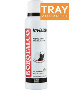 BOROTALCO INVISIBLE DEODORANT SPRAY TRAY 12 X 150 ML