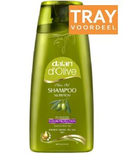 DALAN D'OLIVE OLIVE OIL SHAMPOO COLOR PROTECTION TRAY 12 X 400 ML