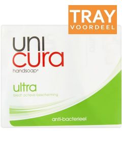 UNICURA HANDZEEP ULTRA ANTI-BACTERIEEL TRAY 12 X 2 X 90 GRAM