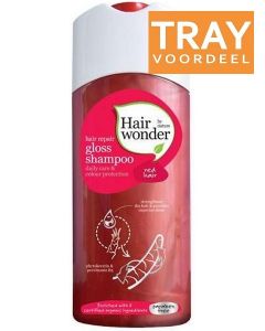 HAIR WONDER HAIR REPAIR GLOSS SHAMPOO RED HAIR TRAY 6 X 200 ML