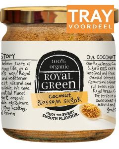 ROYAL GREEN COCONUT BLOSSOM SUGAR TRAY 6 X 200 GRAM