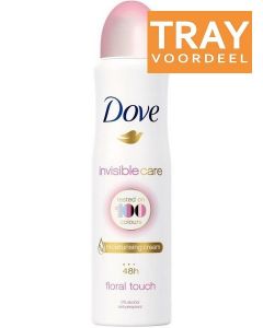 DOVE INVISIBLE CARE FLORAL TOUCH DEO SPRAY TRAY 6 X 250 ML