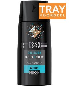 AXE COLLISION LEATHER + COOKIES DEO SPRAY TRAY 6 X 150 ML