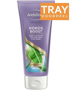 ANDRELON KOKOS BOOST MASKER HAARMASKER TRAY 6 X 180 ML