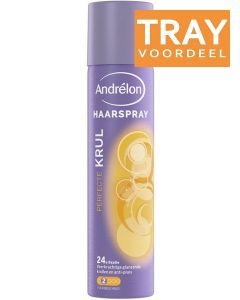 ANDRELON PERFECTE KRUL HAARLAK TRAY 6 X 250 ML