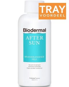 BIODERMAL AFTERSUN MILK BRUINVERLENGEND TRAY 12 X 200 ML