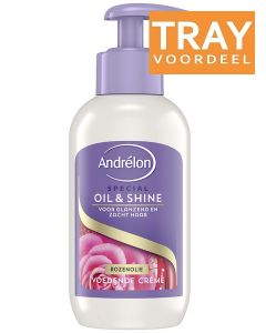 ANDRELON OIL & SHINE VOEDENDE HAARCREME TRAY 6 X 200 ML