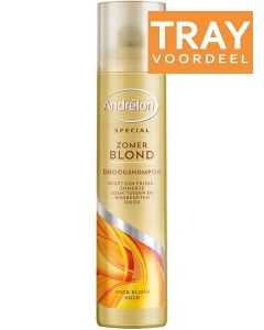 ANDRELON ZOMERBLOND DROOGSHAMPOO TRAY 6 X 245 ML