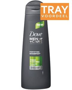 DOVE MEN+CARE FRESH CLEAN SHAMPOO TRAY 6 X 250 ML