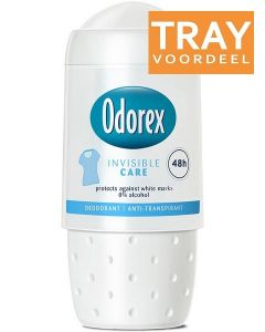 ODOREX INVISIBLE CARE DEO ROLLER TRAY 6 X 50 ML
