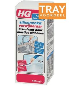 HG KLUS SILICONENKIT VERWIJDERAAR TRAY 6 X 100 ML