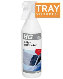 HG GARAGE AUTO RUITEN ONTDOOIER SPRAY TRAY 6 X 500 ML