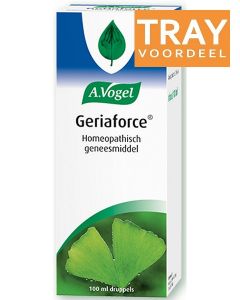 A. VOGEL GERIAFORCE HOMEOPATHISCH GENEESMIDDEL BIJ CONCENTRATIEPROBLEMEN EN HOOFDPIJN DRUPPELS TRAY 40 X 100 ML