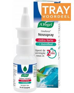 A. VOGEL CINUFORCE NEUSSPRAY EXTRA FORTE + MENTHOL SPRAY TRAY 160 X 20 ML