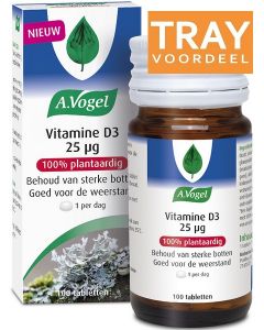 A. VOGEL VITAMINE D3 25 UG TABLETTEN TRAY 42 X 100 STUKS