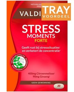 VALDISPERT STRESS MOMENTS FORTE TABLETTEN TRAY 133 X 20 STUKS