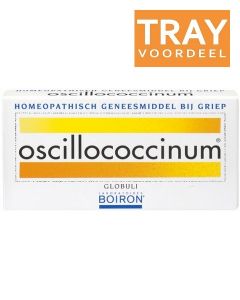 OSCILLOCOCCINUM HOMEOPATHISCH GENEESMIDDEL BIJ GRIEP KORRELS TRAY 252 X 6 STUKS