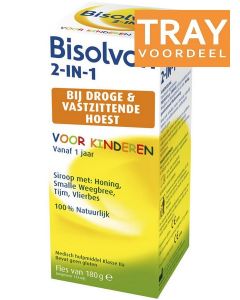 BISOLVON 2-IN-1 VOOR KINDEREN HOESTDRANK TRAY 6 X 133 ML