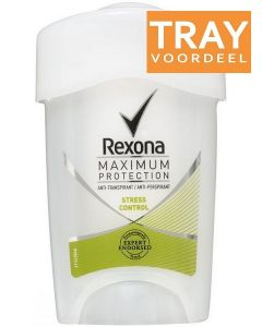 REXONA MAXIMUM PROTECTION STRESS CONTROL DEO STICK TRAY 6 X 45 ML