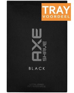 AXE SHAVE BLACK AFTERSHAVE TRAY 12 X 100 ML