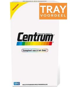 CENTRUM COMPLEET VAN A TOT ZINK TABLETTEN TRAY 24 X 180 STUKS