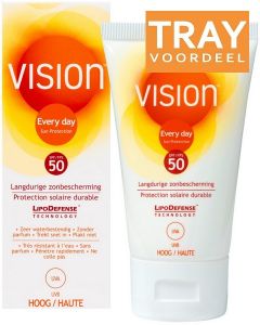 VISION EVERY DAY SUN PROTECTION SPF 50 ZONNEBRAND TRAY 36 X 50 ML