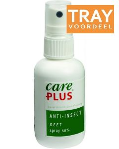 CARE PLUS ANTI-INSECT DEET SPRAY 50% SPRAY TRAY 12 X 60 ML