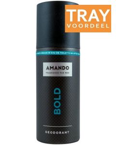 AMANDO BOLD DEO SPRAY TRAY 6 X 150 ML