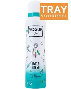 VOGUE GIRL IBIZA FRESH DEO SPRAY TRAY 6 X 150 ML