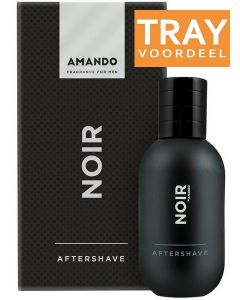 AMANDO NOIR AFTERSHAVE TRAY 6 X 50 ML