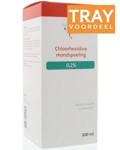 FAGRON CHLOORHEXIDINE MONDSPOELING 0,2% TRAY 6 X 300 ML