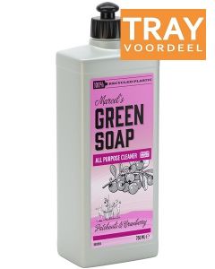 MARCEL'S GREEN SOAP PATCHOULI & CRANBERRY ALLESREINIGER TRAY 6 X 750 ML