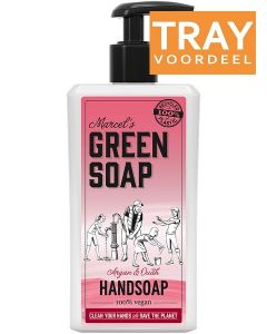 MARCEL'S GREEN SOAP ARGAN & OUDH HAND SOAP HANDZEEP TRAY 6 X 500 ML