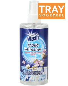 AT HOME WASH FRESH COTTON FABRIC REFRESHNER TEXTIELVERFRISSER SPRAY TRAY 12 X 300 ML