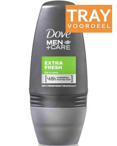 DOVE MEN+CARE EXTRA FRESH DEO ROLLER TRAY 6 X 50 ML