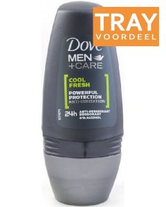 DOVE MEN+CARE COOL FRESH DEO ROLLER TRAY 6 X 50 ML