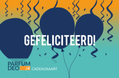 CADEAUKAART GEFELICITEERD 15 EURO